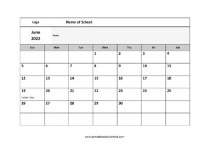 2022-2023 school calendar