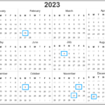 2023 USPS Holiday Calendar
