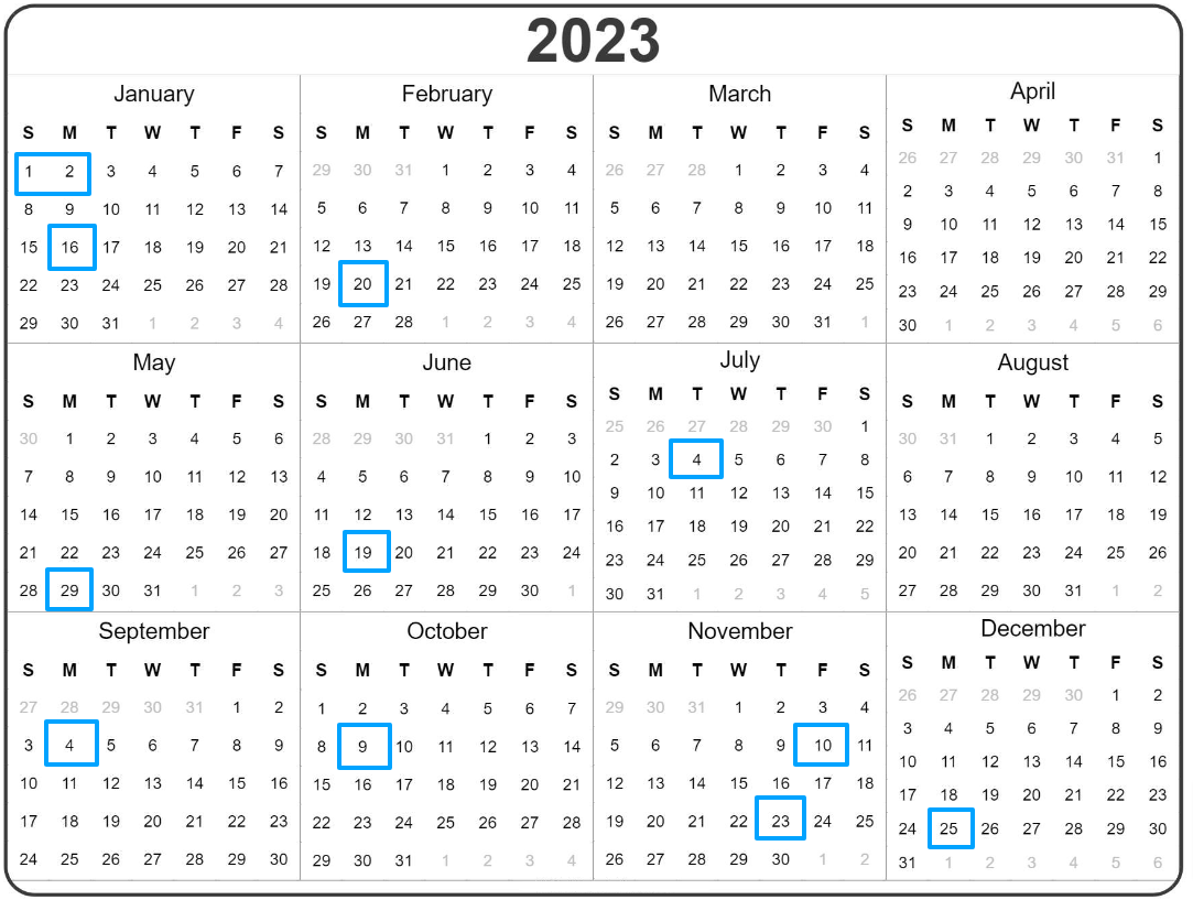 2023-usps-holidays-calendar-post-office-holiday-schedule-printable