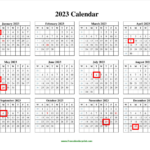 2023 UPS Holiday Calendar